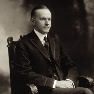 Trong hình là Calvin Coolidge – Tổng thống thứ 30 của nước Mỹ